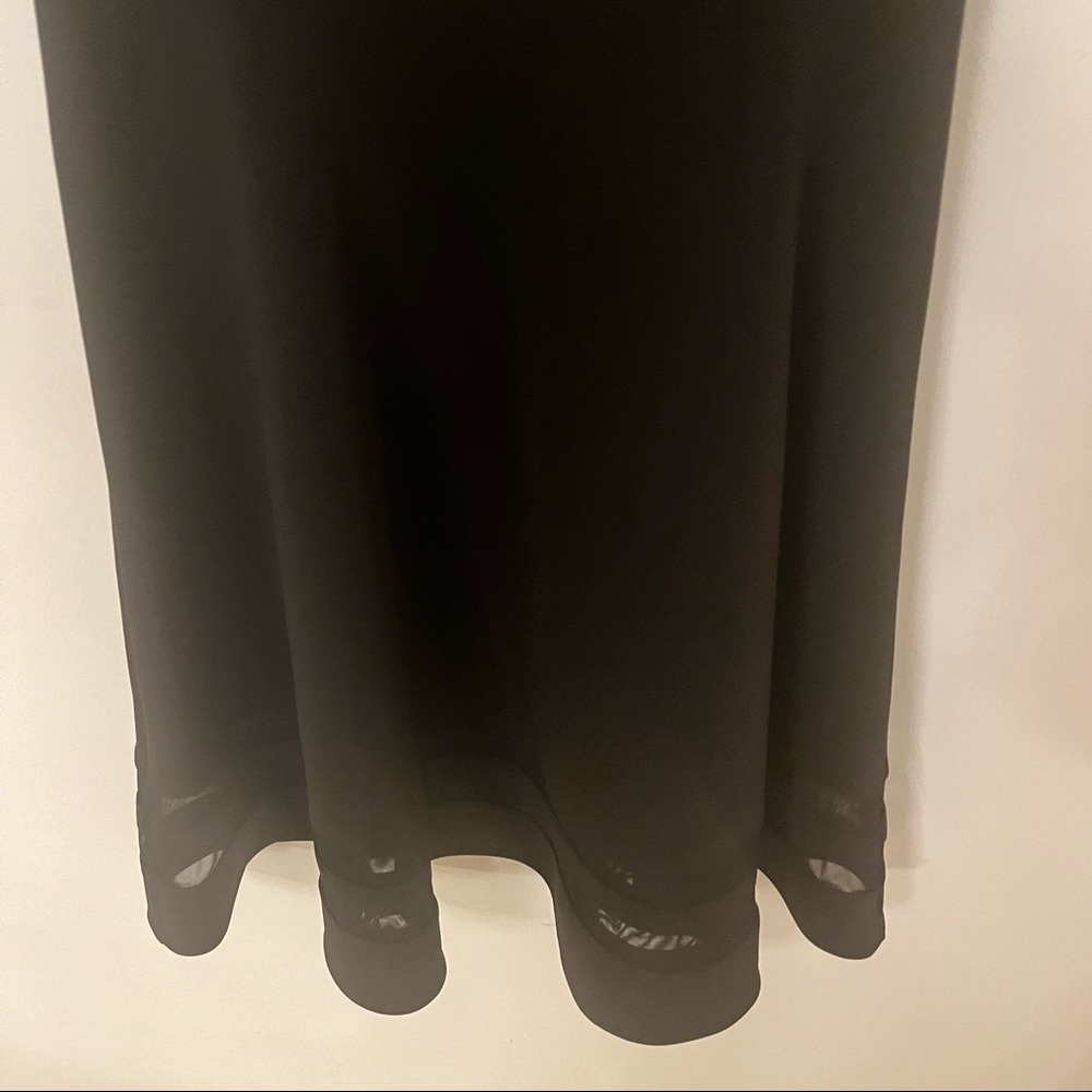 LULU’S Sheer Determination Black Mesh Skater Dress - Picture 12 of 16